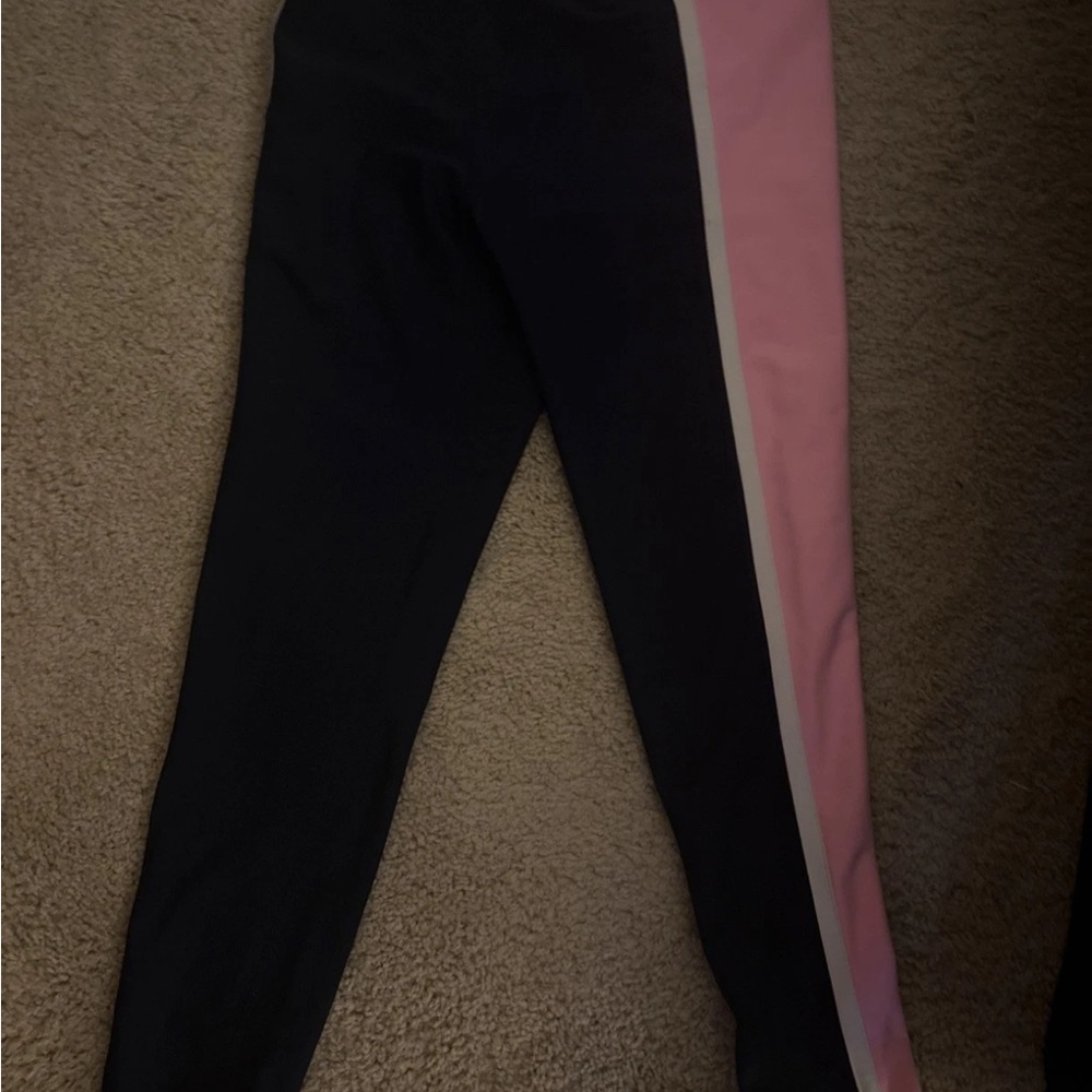 Stylish Women's Leggings in Black and Pink
